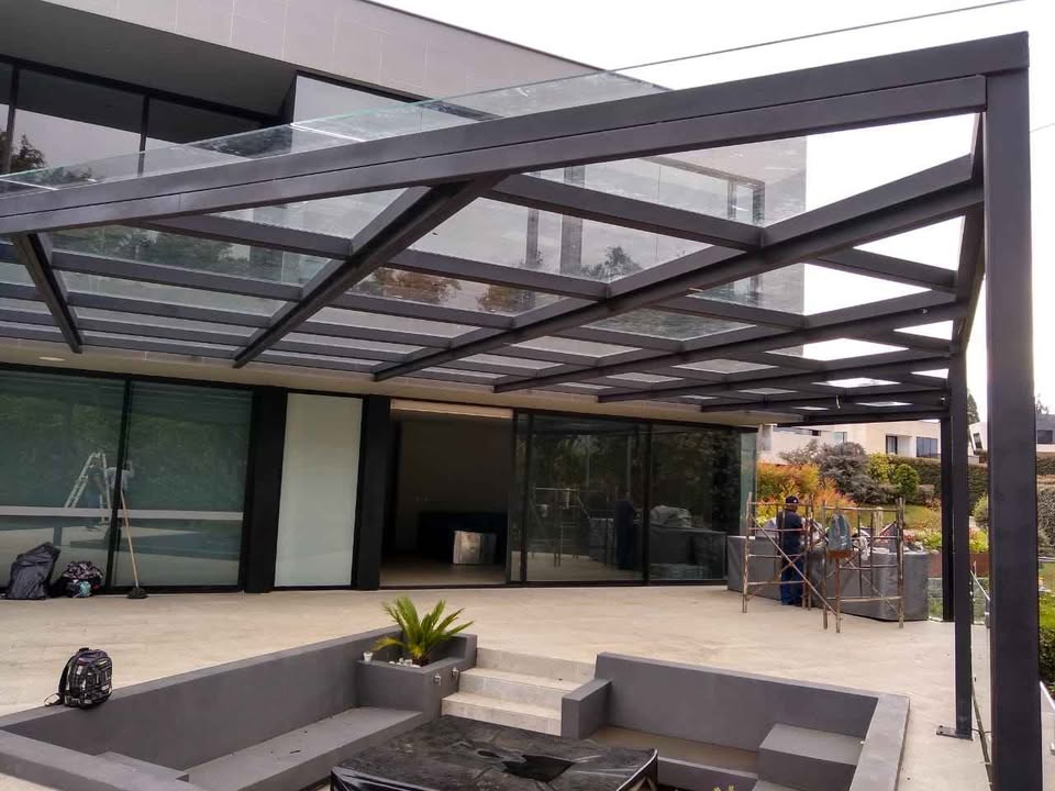 Pergolas y techos, estructuras metalicas